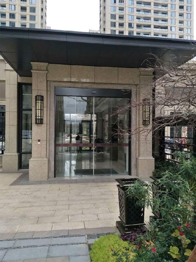 宁波宁海得力和溪园小区,斯纳昂自动门,斯纳昂感应门,斯纳昂旋转门